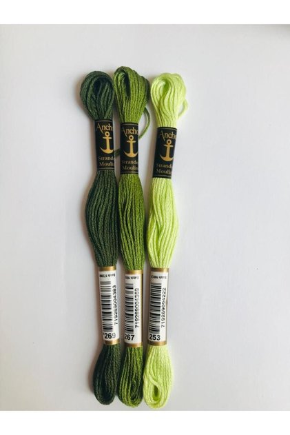 Muline 3-Piece Tapestry Cross Stitch Embroidery Floss Sets