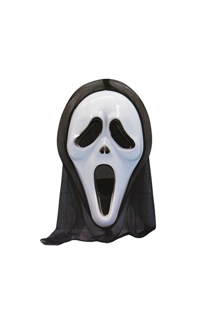 Halloween Çığlık Maskesi Beyaz