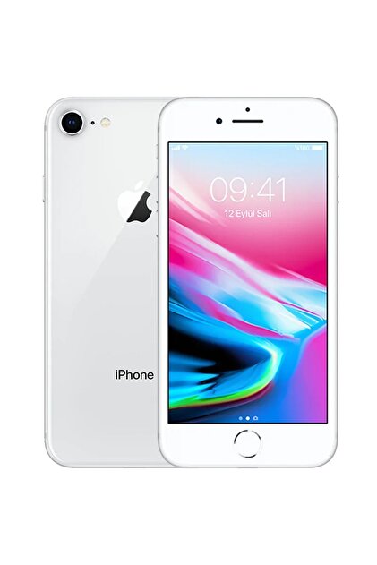 Apple iPhone 8 シルバー 64GB Apple Yenilenmiş iPhone 8 64 GB Gümüş Cep Telefonu (12 Ay