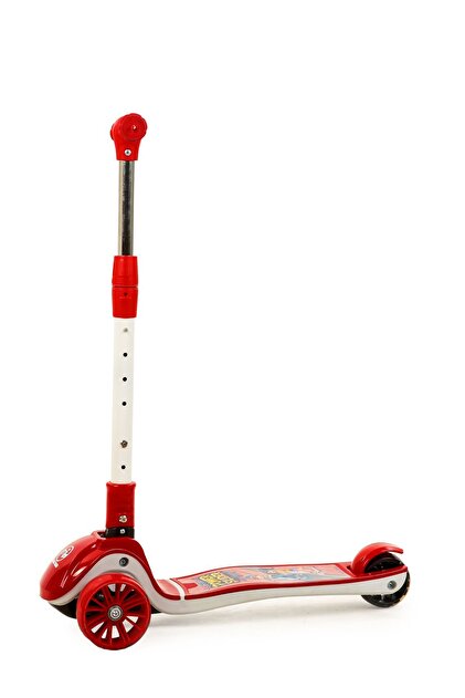 Genel Markalar Zoomy Oturaklı Işıklı Katlanabilir Scooter Kırmızı