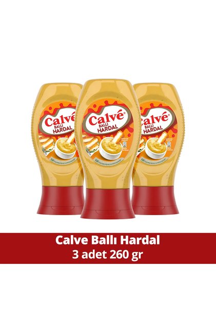 Sos Ballı Hardal 260 gr X3 Adet