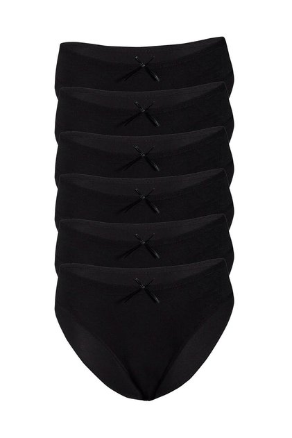 Özten Women's 6 Pack Bamboo Bikini Panties