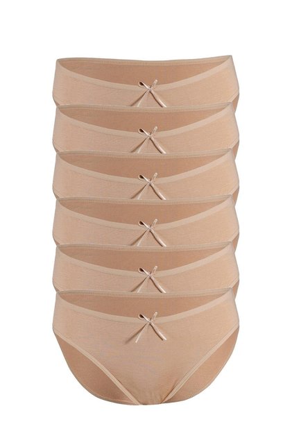 Özten Women's 6 Pack Bamboo Bikini Panties