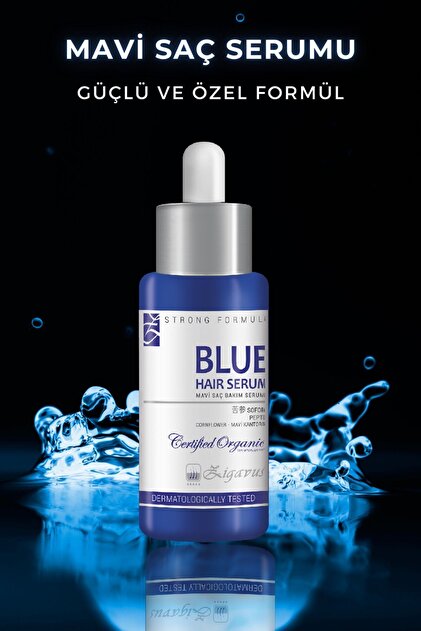 Zigavus Blue Saç Bakım Serumu 3x33 ml (3 al 2 öde) - Mavi Su