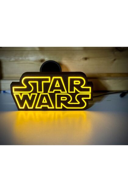 Star Wars Led Işıklı Lightbox Masa Lambası