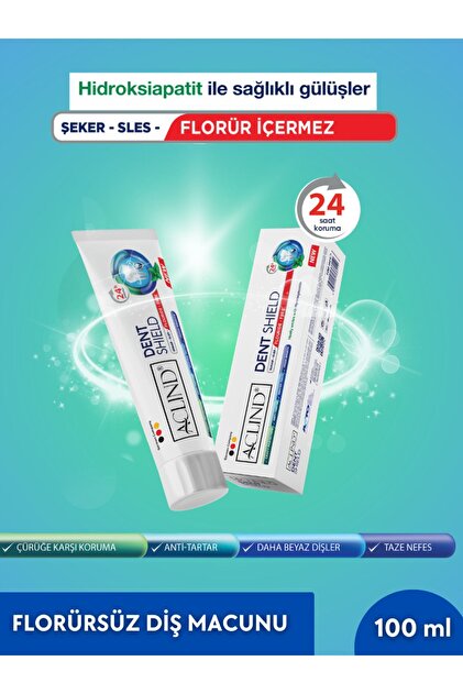 Dent Shield 100 ml Fluorine-Free Toothpaste