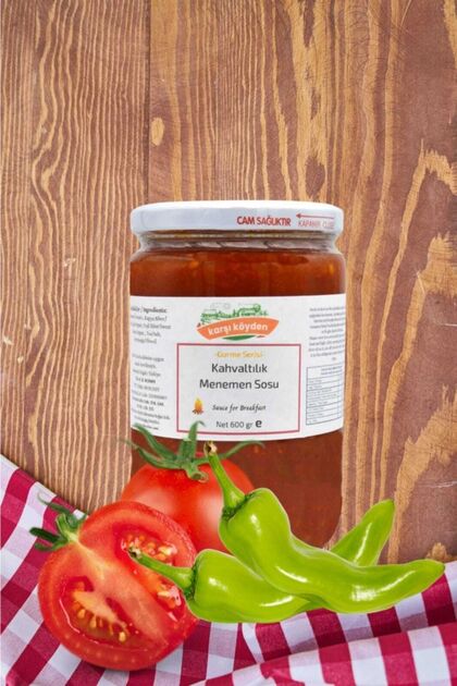 Kahvaltılık Menemen Sosu - (600gr - Cam Kavanoz)