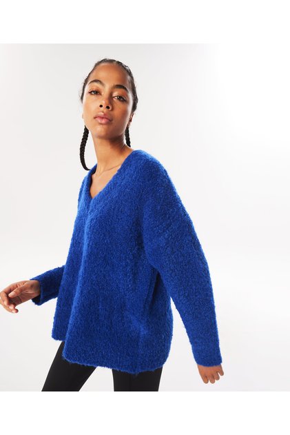 Knitwear Cobalt Blue Sweater Tw6230050247Bz7