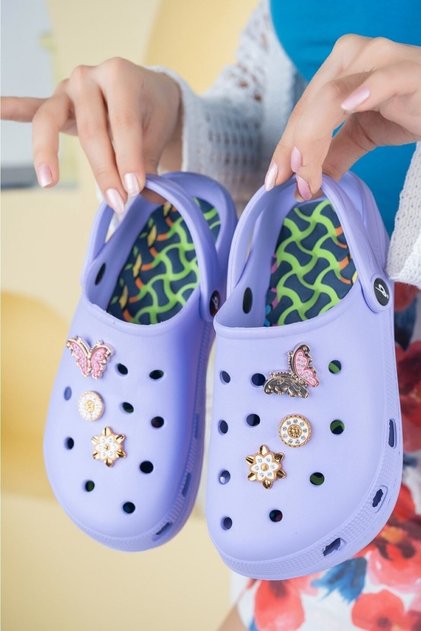 High Sized Hospital Cook Nurse Doctor Slippers Cross With Massage Base