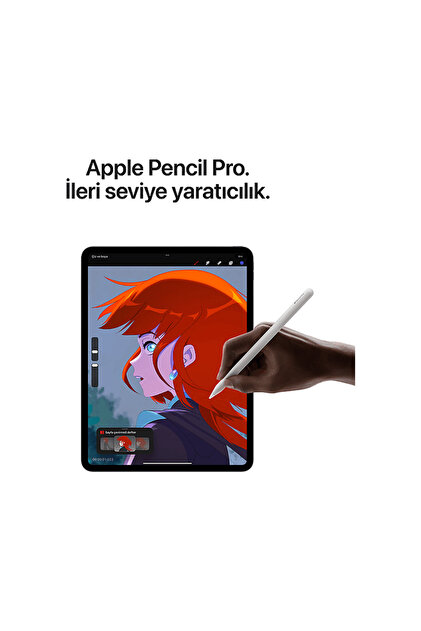 Apple 13 inç iPad Pro M4 WiFi + Cell 256 GB Tablet Gümüş MVXV3TU/A