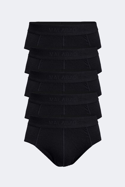 Black Men's 5-Piece Modal Slip Panties 052