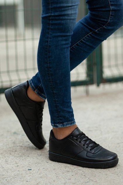 Unisex Siyah Sneakers Ayakkabı