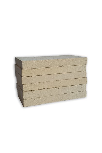 (20x10x2) Cm Ateş Tuğlası (6 Adet)