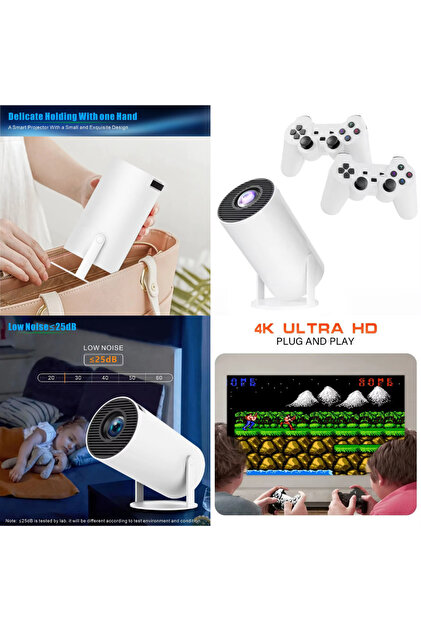 HEJARON LOBO 4K Wireless Powered Projector + Game 2 in1