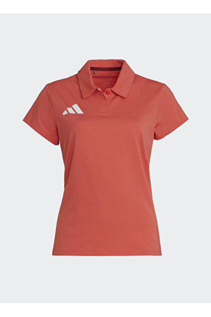adidas Düz Açık Kırmızı Kadın Polo T-Shirt JG8872 TURKIYE POLO W