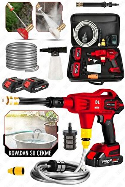 Genel Markalar WORX WG633E 20Volt 4.0Ah. Li-ion 56Bar Kömürsüz