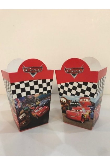 Şimşek Mcqueen Popcorn Mısır Kutusu 8 Adet