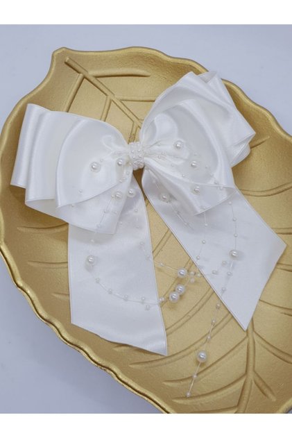 Melkady 239bek - Luxury Automatic Buckle with Pearl Bow