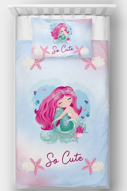 Single Bedspread Mermaid
