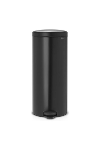 Çöp Kutusu 30 Litre Newicon Pedallı Mat Siyah 114540