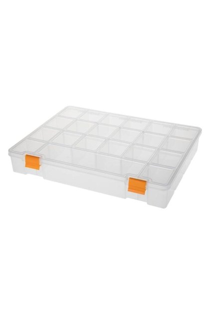 Şeffaf Malzeme Kutusu 13 Inch Klasik Organizer Kutu - Ş-ORG-13