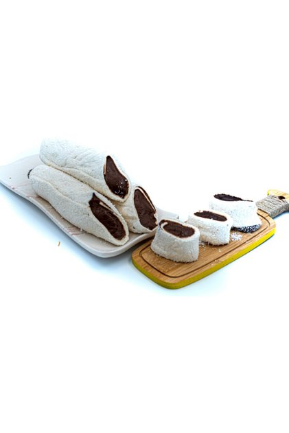 Coconut Coated Chocolate Filled Turkish Delight 500 Gr