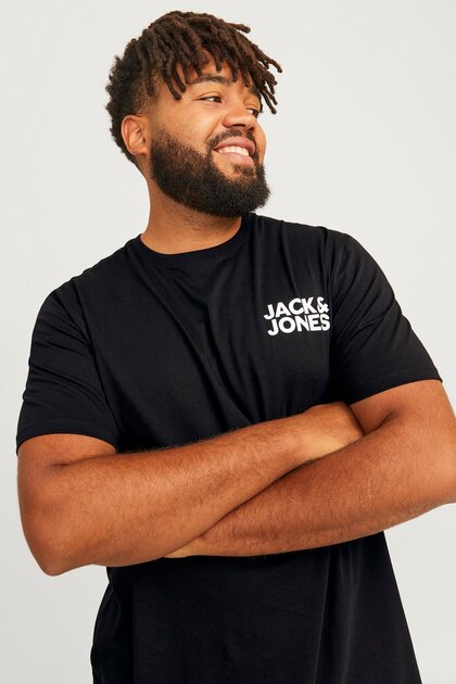 Jack & Jones Jjecorp Logo Erkek Büyük Beden T-Shirt 12158505