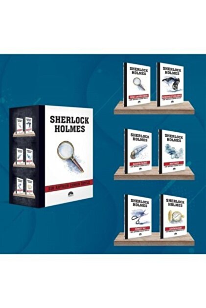 チェリッシュ BOXセット　CD6枚組＋DVD1枚＋豪華ブックレット Martı Yayınları Sherlock Holmes - Büyüteç (6 Kitap Kutulu Set