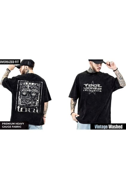 Tool Wash over Size T-Shirt
