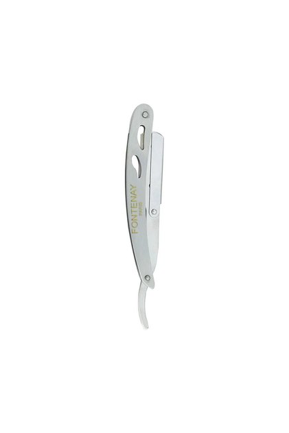 Lid Razor Attachable Steel Beard Razor - Stainless Glossy Gray
