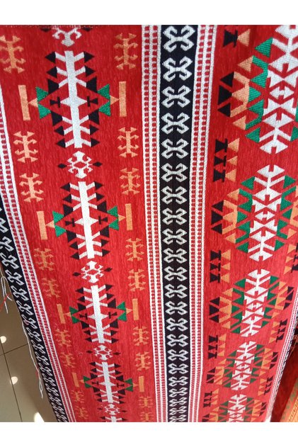 140 cm wide corner sofa fabric, cushion fabric, ethnic fabric, decorative fabric, thick fabric, Kilim Rug fabric