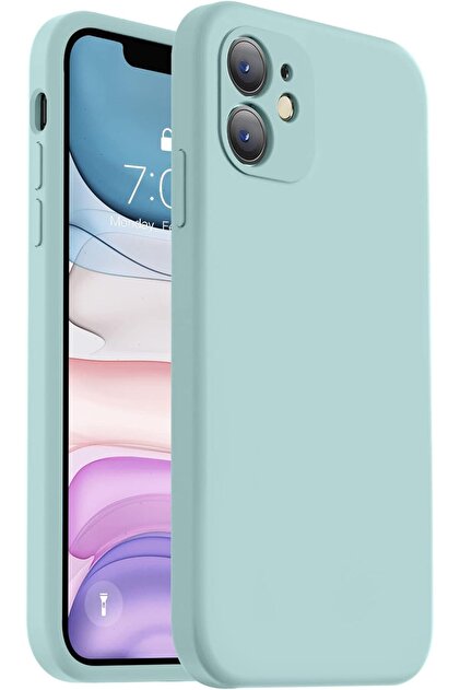Caseji İphone 11 Uyumlu (KÖŞELİ 12 GÖRÜNÜMLÜ) İçi Kadifeli Kamera