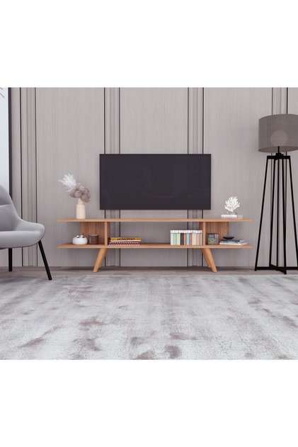 Eko Atlantik Çam Ahşap Ayaklı 160 Cm Tv Sehpası