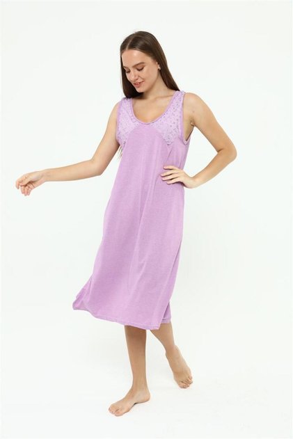 Chemise Coloured L XL XXL XXXL Lace Strappy Nightgown
