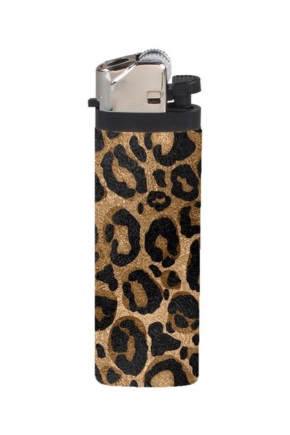 Leopar Kaplamalı Gazlı Çakmak