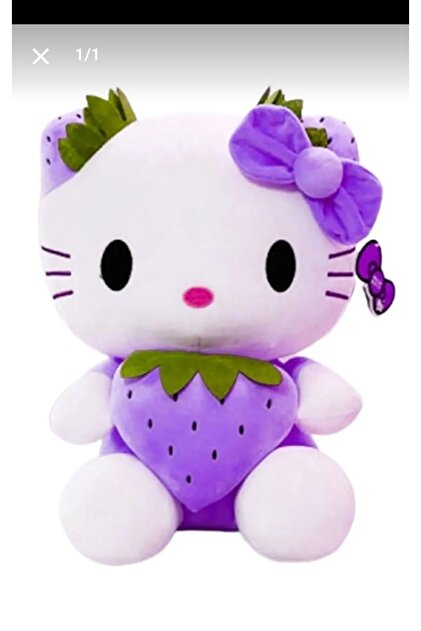 Hediye Nest Hello Kitty Peluş Mor 50cm - Fiyatı, Yorumları