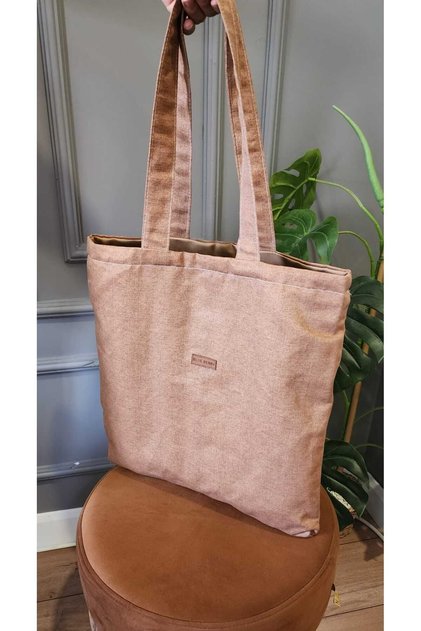 Benita Multi-Purpose Shoulder Bag Fabric Handbag Brown