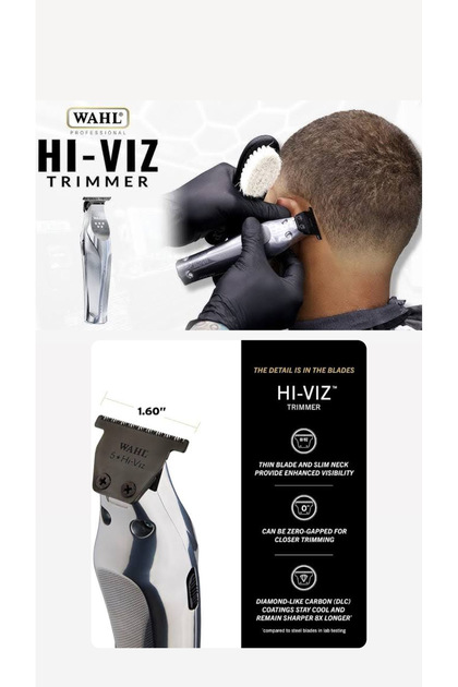 Wahl Professional Hi-Viz Trimmer, Profesyonel Sakal Kesme Makinesi