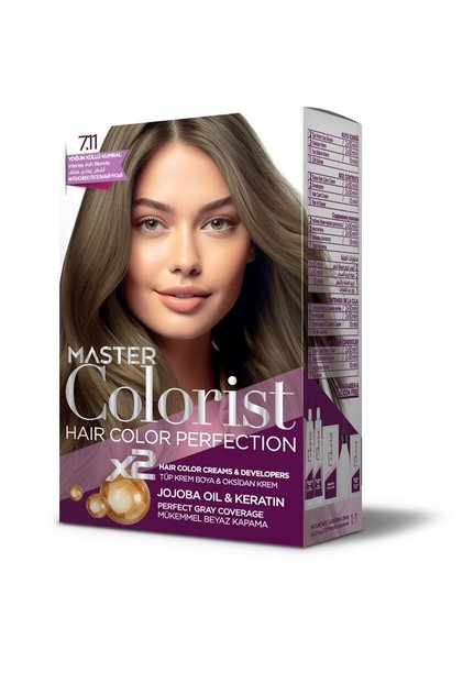 Hair Color Perfection Set Saç Boyası 7.11 Yoğun Küllü Kumral