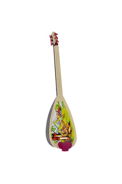 TÜRKÇE MÜZİKLİ PİLLİ OYUNCAK HALK SAZI 06008