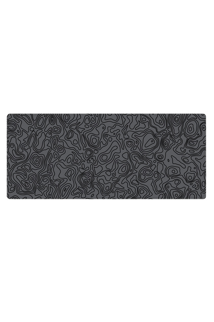 90x40 Topo Mouse Pad Xxl Büyük Oyuncu Mousepad Gri Mouse Pad