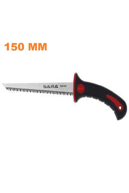 Alçıpan Testere 150 mm Karbon Çelik Isıl İşlemli Dişler Ergonomik Tutuş