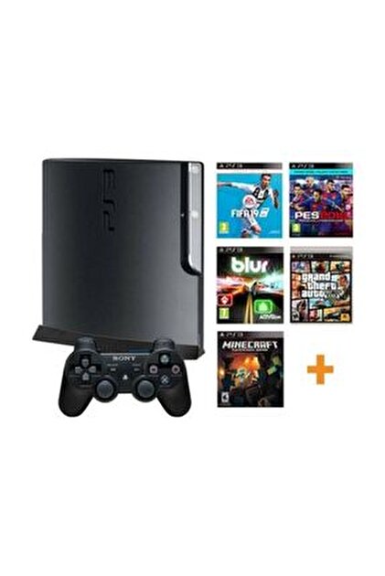 Sony Playstatıon 3 Slım 160gb- 13 Oyunlu- 1 Yıl Garanti - Fiyatı