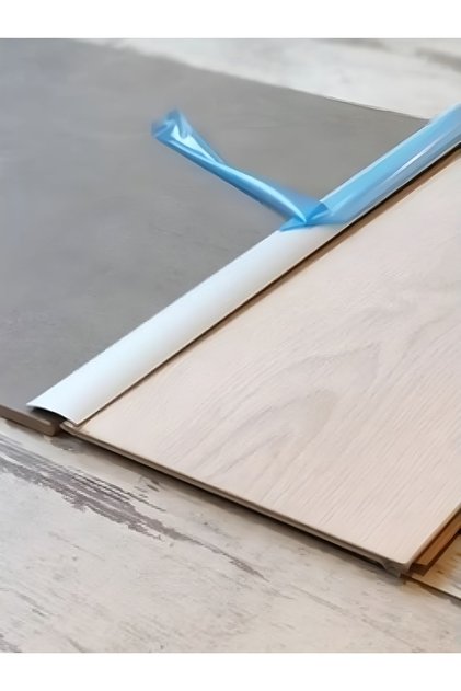 Aluminum Door Threshold Profile Parquet Bottom Strip Adhesive 90 Cm