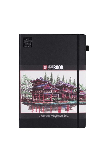 Sketchbook Sert Kapak Eskiz Çizim Defteri Ivory (fildişi) Kağıt 140 Gr. 21x30 Cm. 80 Yaprak