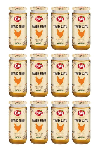 Fide Tavuk Suyu 12 X 480 Ml