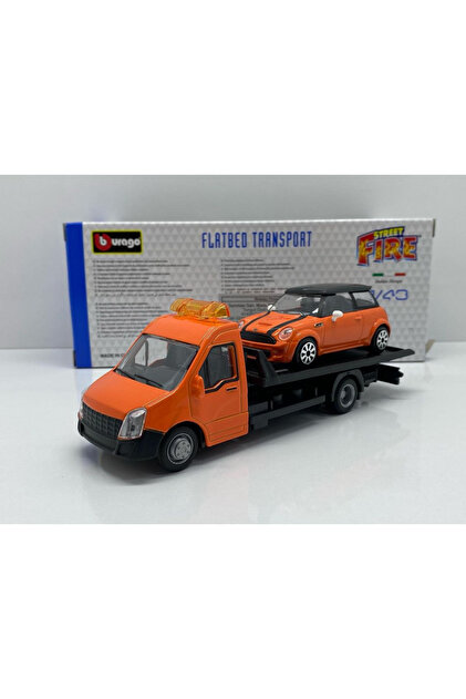 Burago 1.43 ÖLÇEK KÜÇÜK BOY BURAGO MARKA LİSANSLI ARAÇ TAŞIYICI+(