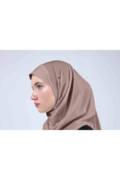 Spor Pro Hijab - Premium Ultra Comfortable Practical Porous Women's Ready-To-Wear Hijab - Dark Mink