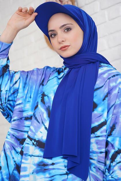 قبعة بونيه شال جاهز للحجاب
