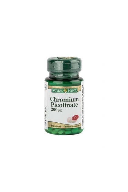 Chromium Picolinate 200 Mcg Food Supplement 100 Tablets